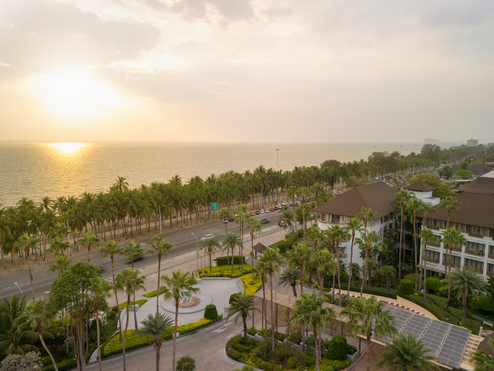 Amari The Tide Bangsaen Exterior Drone Shot JPG