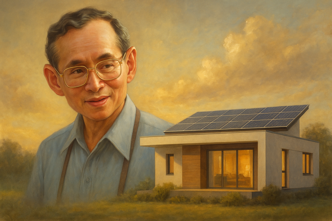 บ้านโซลาร์เซลล์ รัชกาลที่ 9