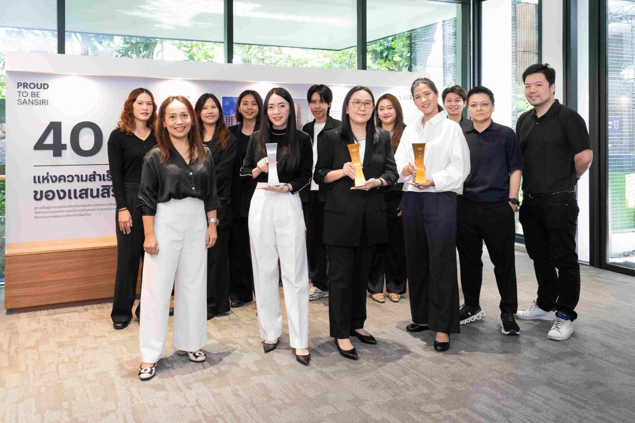 แสนสิริ คว้า รางวัลใหญ่จาก Marketing Excellence Awards Thailand