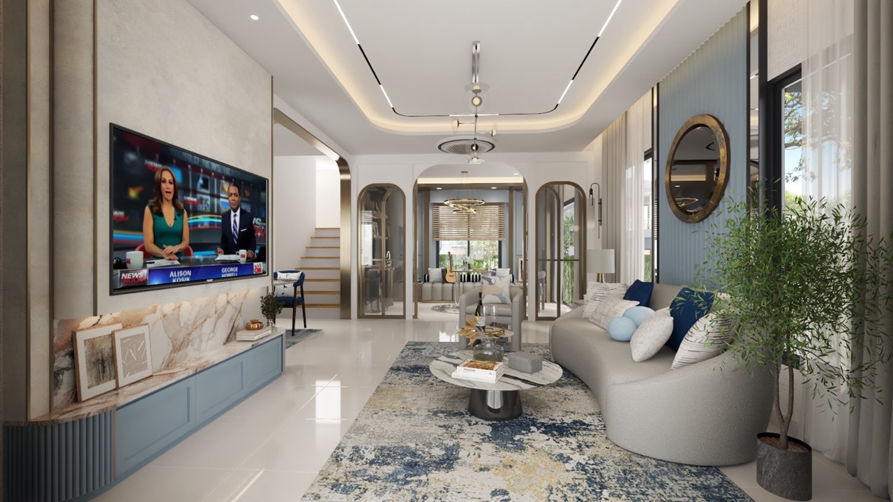 Passorn ศรีนครินทร์ บางนา Living ขนาดใหญ่