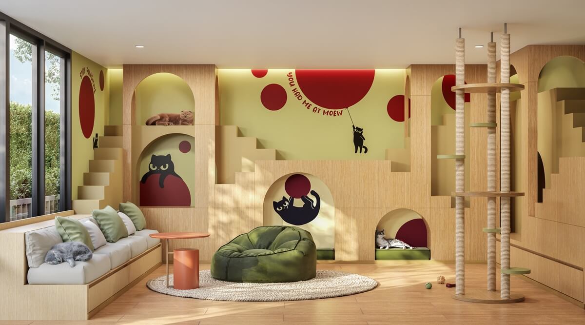 LUMPINI PARK ON Pet Room ห้องสำหรับแมว