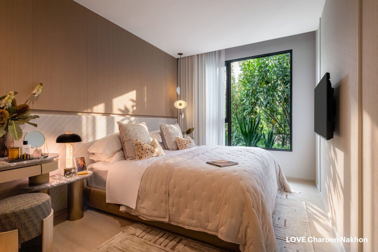 LOVE Charoen Nakhon Bedroom Master Bedroom เลิฟ เจริญนคร