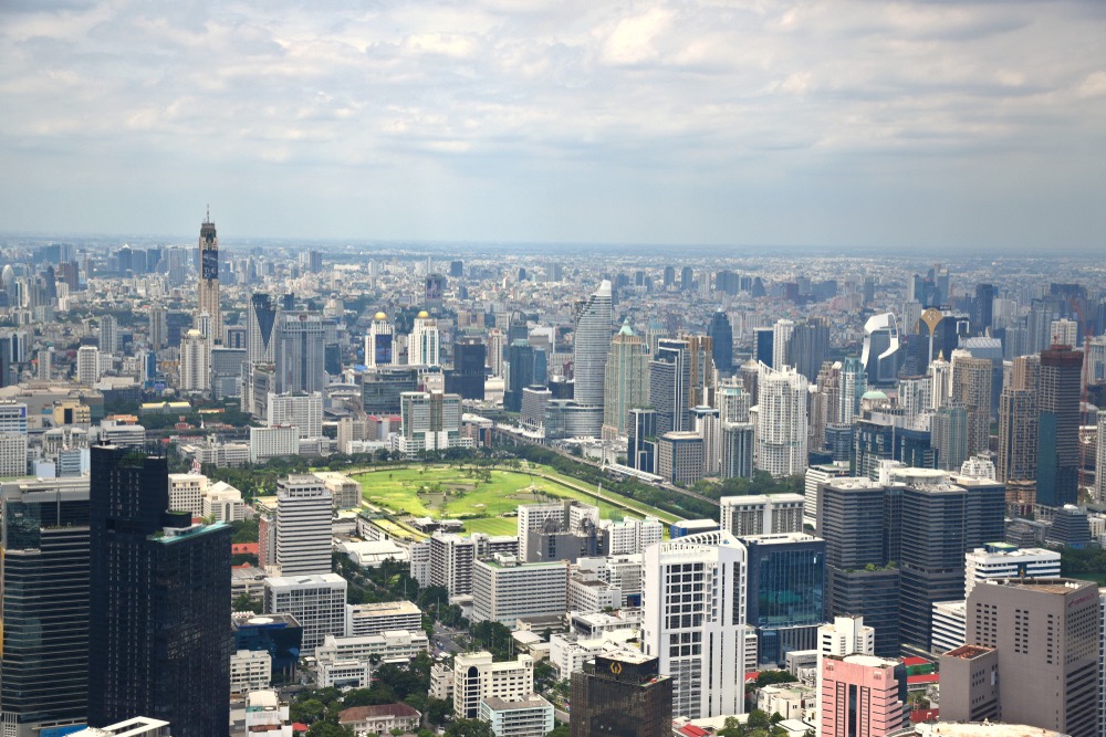 Bangkok,,Thailand,, :,Panoramic,Skyline,View,Of,Bangkok,From,Above