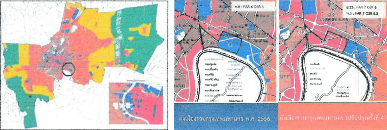 บริเวณที่ ร่างผังเมืองกทม