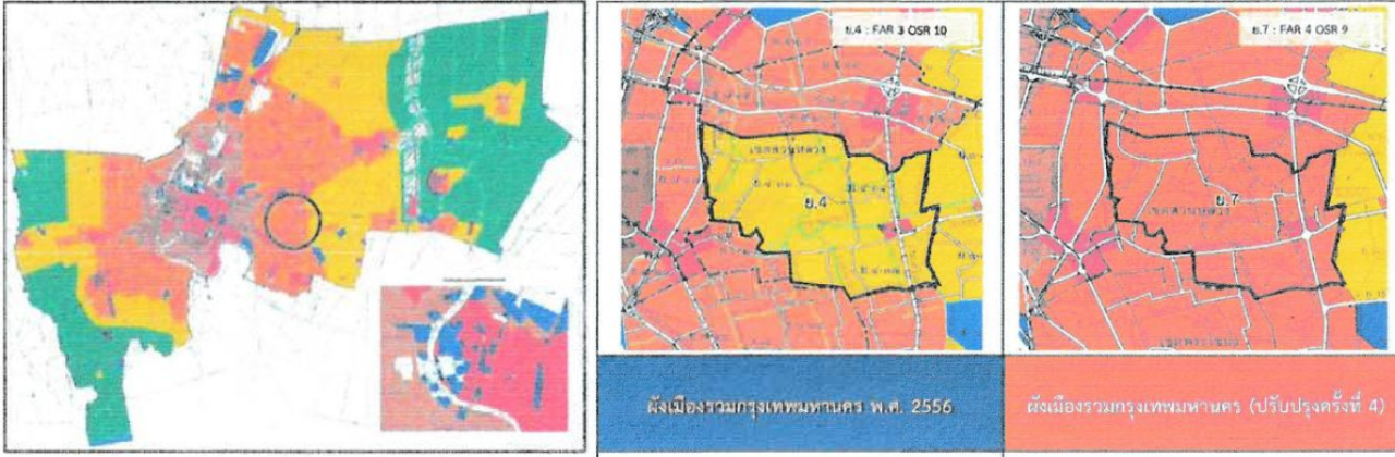 บริเวณที่ ร่างผังเมืองกทม
