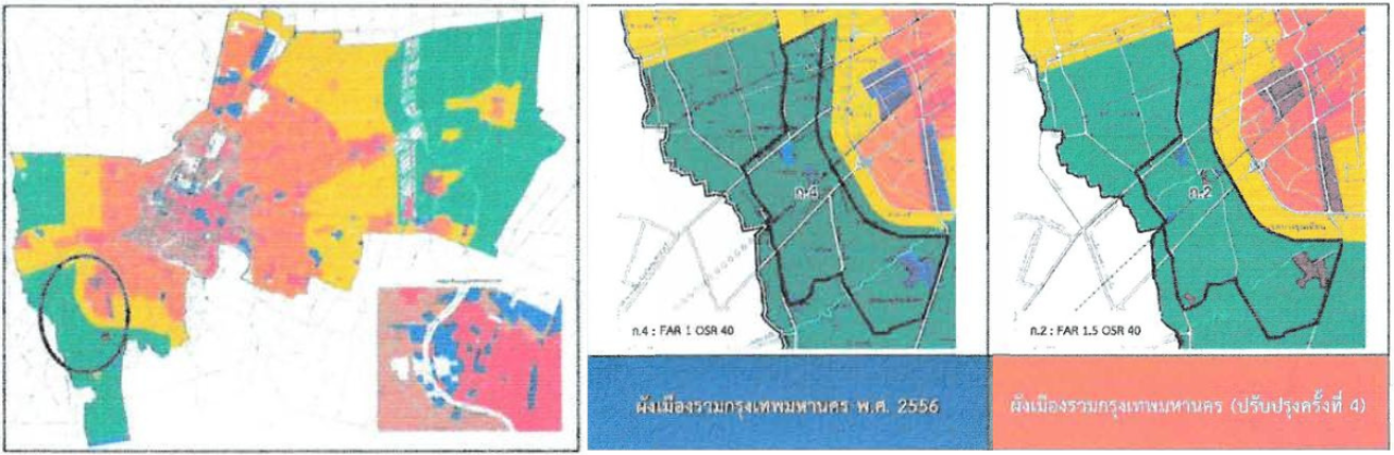 บริเวณที่ ร่างผังเมืองกทม