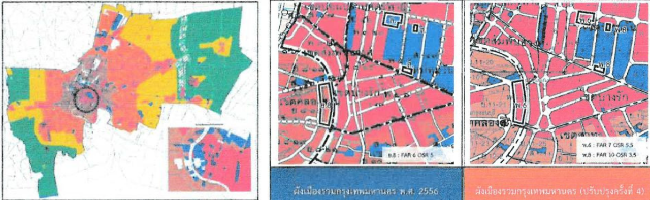 บริเวณที่ ร่างผังเมืองกทม