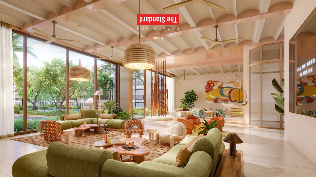 The Standard Residences Hua Hin Lobby re ขนาดใหญ่