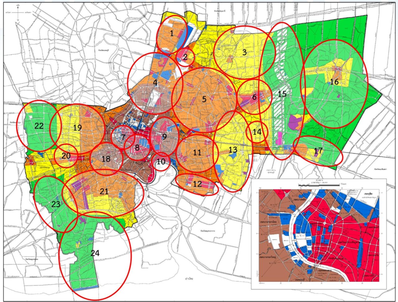 โซน ผังเมือง กทม